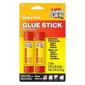 Super Glue 0.28 oz. Glue Sticks, (2) .28 oz. Sticks per card, (12 Pack) DISCONTINUED GS88