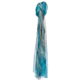 Burberry Women's Half Mega Check Silk Scarf Burberry Designer Scarves & Wraps