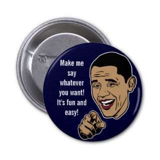 Make Obama Talk Customizable Button