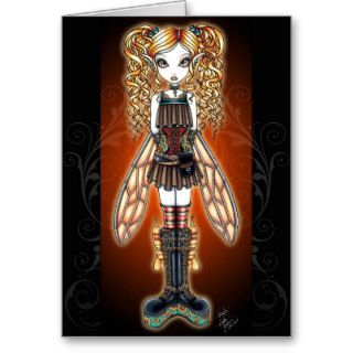 "Kayla" Steampunk Fairy Card