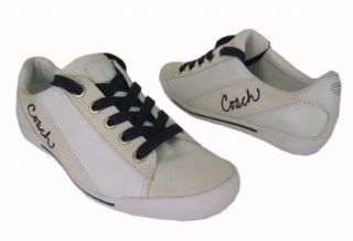 Coach Malli White Calf Suede Athletic Sneaker Shoes (6 M) Shoes