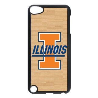 NCAA Illinois Fighting Illini Logo for IPod Touch 5th Durable Plastic Case Creative New Life Cell Phones & Accessories
