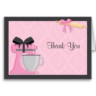 Kitchen Bridal Shower Thank You Greeting Cards