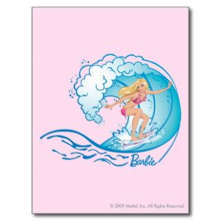 Barbie Surfing 2 Post Cards