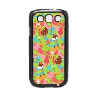 Colorful Sweet Ice Cream Pattern Samsung Galaxy S3 I9300 Case Cell Phones & Accessories