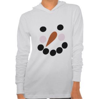 Snowman With Carrot Nose Novelty T shirt