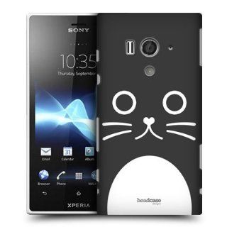 Head Case Designs Catalina The Cat Cartoon Animal Faces Hard Back Case Cover For Sony Xperia acro S LT26W Cell Phones & Accessories