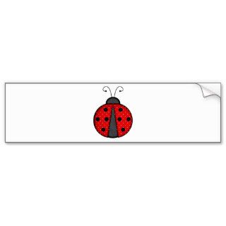 Cute Ladybug Bumper Stickers