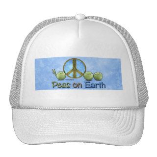 Go Green   Peace on Earth hat