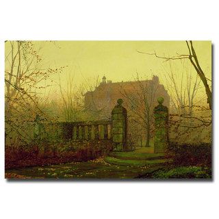 John Atkinson Grimshaw 'Autumn Morning' Medium Canvas Art Trademark Fine Art Canvas