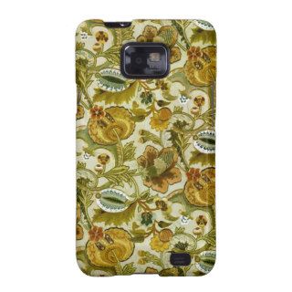 Beautiful Vintage Silk Embroidery Pattern Samsung Galaxy SII Covers