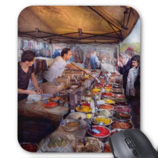 Storefront   The open air Tea & Spice market Mouse Pad