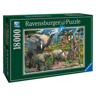 18,000 piece At the Waterhole Puzzle RAVENSBURGER Puzzles