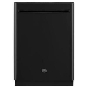 Maytag JetClean Plus Top Control Dishwasher in Black with Stainless Steel Tub and Steam Cleaning MDB8959SBB