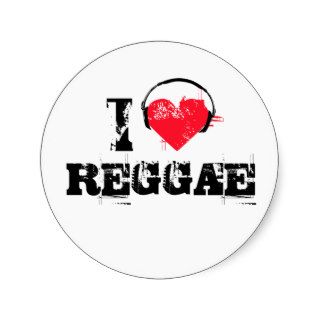 I love reggae stickers