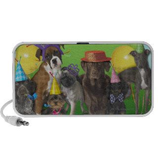 Dogs Having a Party iPhone Speakers