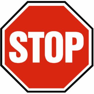 'STOP' sign   Photo Sculpture
