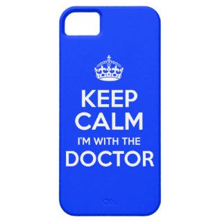 Keep Calm I'm With The Doctor (with crown) iPhone 5 Cases