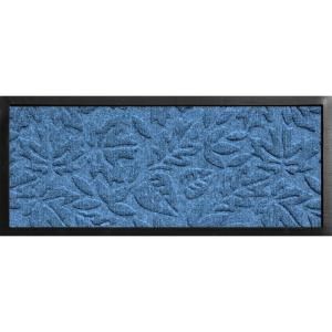 Bungalow Flooring Aqua Shield Boot Tray Fall Day Medium Blue 15 in. x 36 in. Pet Mat 20446561536