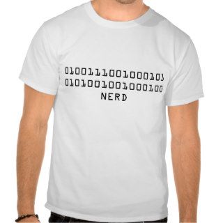 Binary NERD T Shirts