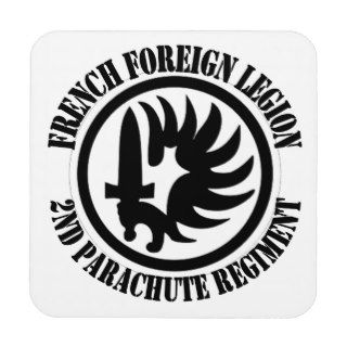FRENCH FOREIGN LEGION 2ND PARACHUTE REGIMENT COASTER