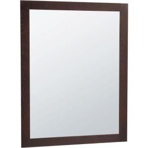 American Classics Tuscan 22 in. x 30 in. Framed Wall Mount Mirror in Chocolate MAT2230 CHO