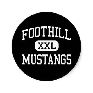 Foothill   Mustangs   High   Sacramento California Stickers