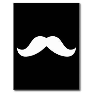 Mustache Postcard