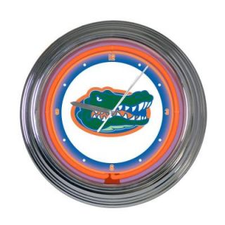 The Memory Company 15 in. NCAA License Florida Gators Neon Wall Clock COL FL 276