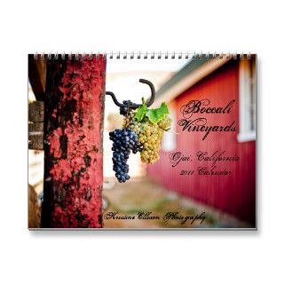 Boccali Vineyards 2011 Calendar