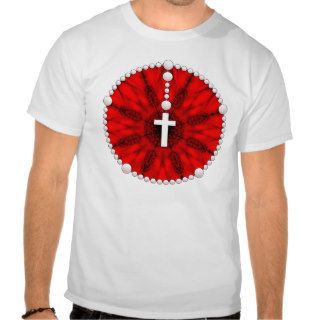 Red Rosary Dream Catcher T Shirts