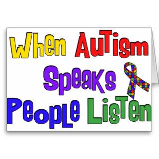 Autism Speaks Greeting Cards