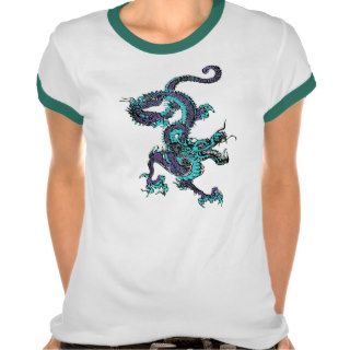 Blue And Purple Dragon T Shirt