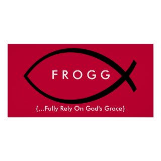 FROGG (Fully Rely On God's Grace) Poster