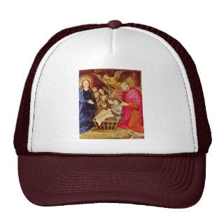 The Adoration Of The Shepherds Detail By Goes Hugo Trucker Hat