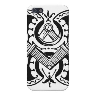 Antique Calligraphy Masonic Symbol Letter H iPhone 5 Cover