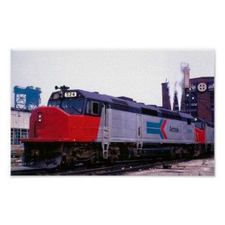 Amtrak Locomotive SDP40F #525 Poster