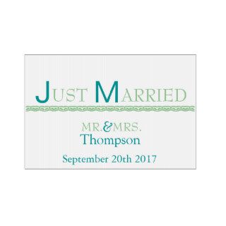 Just Married Lawn Signs