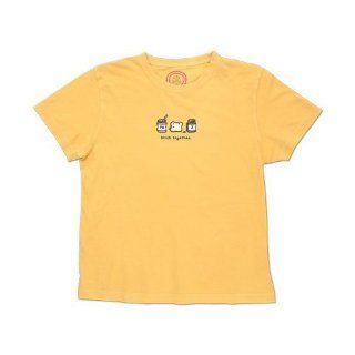 LIFE IS GOOD STICK TOGETHER PBJ S/S CRUSHER TEE   WOMENS   L   YELLOW Sports & Outdoors