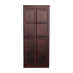 Concepts In Wood Multi Use Storage Cherry Finish Pantry KT613B 3072 C