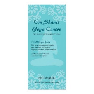Om Shanti Yoga Rack Card