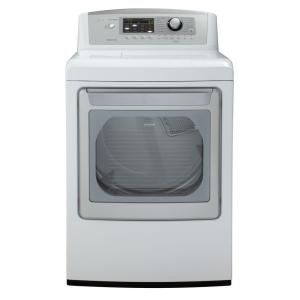 LG Electronics 7.3 cu. ft. Gas Dryer with Steam in White DLGX5171W