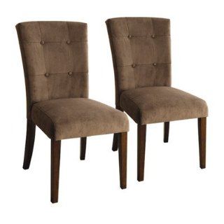 Zoie Velvet Parsons Chair   Dining Chairs