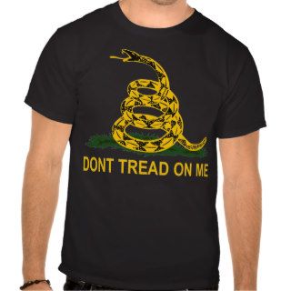 Gadsden Rattlesnake "Don't Tread On Me" T Shirts
