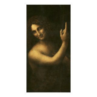 St John the Baptist by Leonardo da Vinci Photo Card