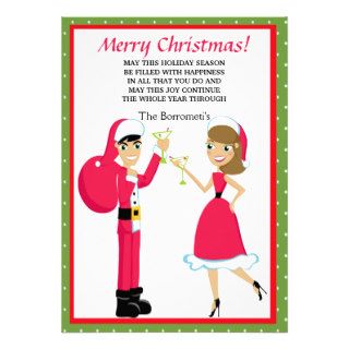 Mr. & Mrs. Santa Christmas Card