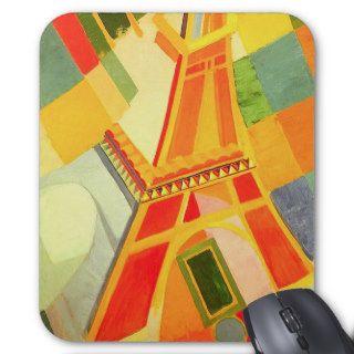 Robert Delaunay Eiffel Tower Mouse Pad