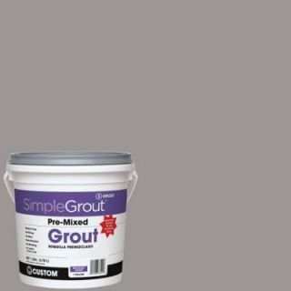 Custom Building Products SimpleGrout #165 Delorean Gray 1 gal. Pre Mixed Grout PMG1651