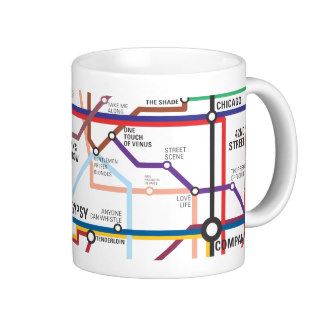 The Musical Theatre History Tube Map Mug