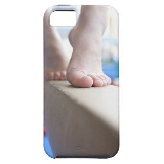 6 7 year old girl slowly walks across balance iPhone 5 cases